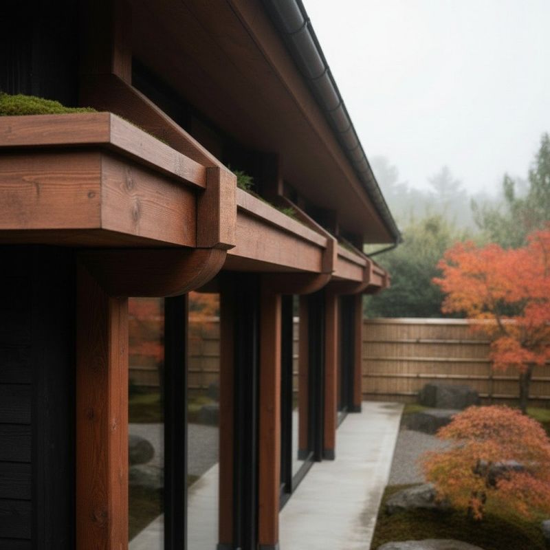 Wood Gutters Installation detail