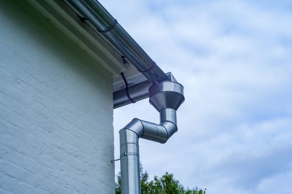 Metal Downspout Replacement in Chester