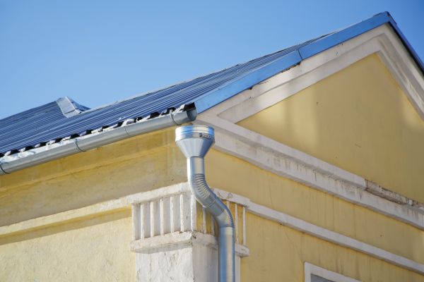 Steel Downspout Installation in Chester