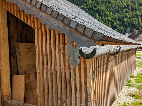 Wood Gutter Installation in Chester